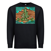 Black cactus gemstone Premium Sweatshirt - JahusDesignShop