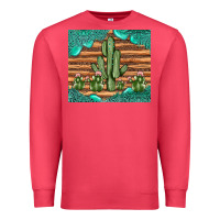 Cardinal cactus gemstone Premium Sweatshirt - JahusDesignShop