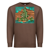 Chestnut cactus gemstone Premium Sweatshirt - JahusDesignShop