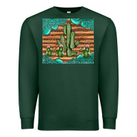 Sports Green cactus gemstone Premium Sweatshirt - JahusDesignShop