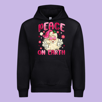 Peace On Earth Urban Hoodie Designed By Maliassmallbusiness