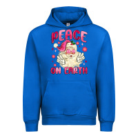 Cobalt peace on earth Urban Hoodie - MaliasSmallBusiness