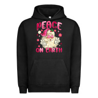 Pigment Black peace on earth Urban Hoodie - MaliasSmallBusiness