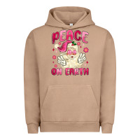 Pigment Burro peace on earth Urban Hoodie - MaliasSmallBusiness