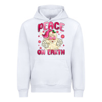 White peace on earth Urban Hoodie - MaliasSmallBusiness