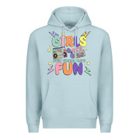Blue Mist girls just wanna have fun Premium Hoodie - MaliasSmallBusiness