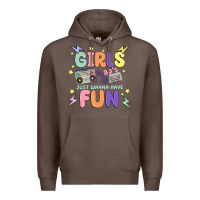 Girls Just Wanna Have Fun Premium Hoodie | Teevron