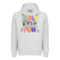 Dove Grey girls just wanna have fun Premium Hoodie - MaliasSmallBusiness
