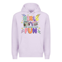 Lilac girls just wanna have fun Premium Hoodie - MaliasSmallBusiness