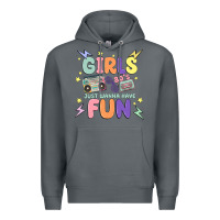 Rock girls just wanna have fun Premium Hoodie - MaliasSmallBusiness