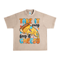 Take It Easy Keep It Cheesy Urban Heavy Tee | Teevron