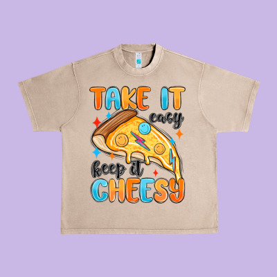 Urban Heavy Tee take it easy keep it cheesy