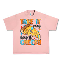Salmon take it easy keep it cheesy Urban Heavy Tee - MaliasSmallBusiness