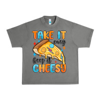 Tornado take it easy keep it cheesy Urban Heavy Tee - MaliasSmallBusiness