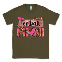 Army Green football mini with leopard Classic Tee - Zillion Design Studio