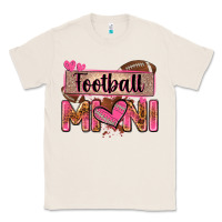 Natural football mini with leopard Classic Tee - Zillion Design Studio