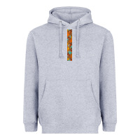 Heather Grey fall leaf Heavyweight Hoodie - BundleAndBundleShop
