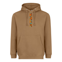 Toasted Coconut fall leaf Heavyweight Hoodie - BundleAndBundleShop