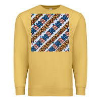 Antique Gold american mama leopard seamless pattern Premium Sweatshirt - BundleAndBundleShop
