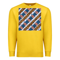 Lemon american mama leopard seamless pattern Premium Sweatshirt - BundleAndBundleShop