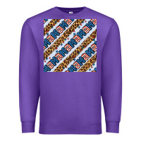 Purple american mama leopard seamless pattern Premium Sweatshirt - BundleAndBundleShop