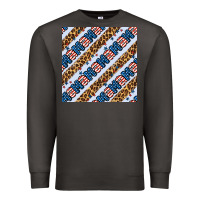 Smoke american mama leopard seamless pattern Premium Sweatshirt - BundleAndBundleShop