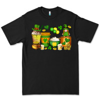 Black st patrick's day coffee cups with gnome Premium Tee - Artiststas