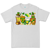 Dove Grey st patrick's day coffee cups with gnome Premium Tee - Artiststas