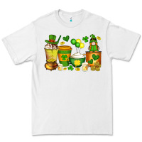 White st patrick's day coffee cups with gnome Premium Tee - Artiststas