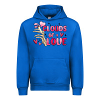 Cobalt clouds of love Urban Hoodie - MaliasSmallBusiness