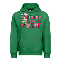 Emerald clouds of love Urban Hoodie - MaliasSmallBusiness