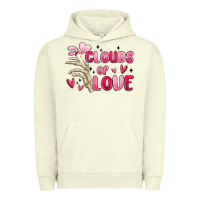 Pigment Pistachio clouds of love Urban Hoodie - MaliasSmallBusiness