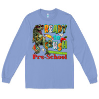 Colony Blue ready to crush pre school Long Sleeve Tee - texasbilliewilder