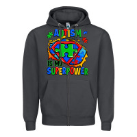 Smoke autism is my superpower ripped shirt Zipper Hoodie - Zillion Design Studio