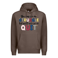 Coffee you may see me struggle Premium Hoodie - MaliasSmallBusiness