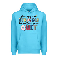Ocean Blue you may see me struggle Premium Hoodie - MaliasSmallBusiness