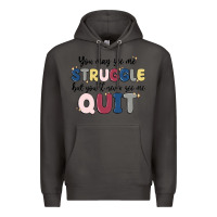 Smoke you may see me struggle Premium Hoodie - MaliasSmallBusiness