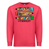 Cardinal #teacherlife pencils Premium Sweatshirt - JahusDesignShop