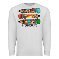 Dove Grey #teacherlife pencils Premium Sweatshirt - JahusDesignShop