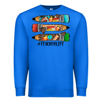 True Royal #teacherlife pencils Premium Sweatshirt - JahusDesignShop