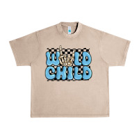 French Oak wild child blue skeleton Urban Heavy Tee - MaliasSmallBusiness