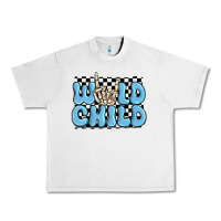 Lunar Rock wild child blue skeleton Urban Heavy Tee - MaliasSmallBusiness