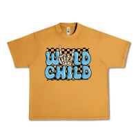 Peanut Butter wild child blue skeleton Urban Heavy Tee - MaliasSmallBusiness