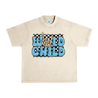 Sandshell wild child blue skeleton Urban Heavy Tee - MaliasSmallBusiness