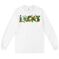 White dental lucky st patricks day Long Sleeve Tee - RanaPortraitStore