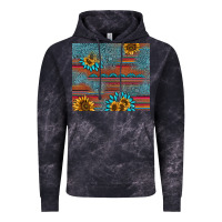 Cloud Black sunflower gemstone serape tumbler Vintage Hoodie - AdoDesignShop