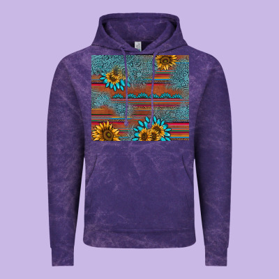 Sunflower Gemstone Serape Tumbler Vintage Hoodie Designed By Adodesignshop