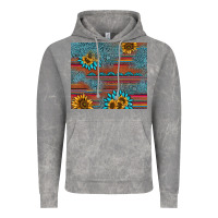 Cloud Rock sunflower gemstone serape tumbler Vintage Hoodie - AdoDesignShop