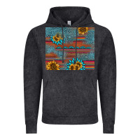 Vintage Black sunflower gemstone serape tumbler Vintage Hoodie - AdoDesignShop