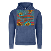 Vintage Denim sunflower gemstone serape tumbler Vintage Hoodie - AdoDesignShop